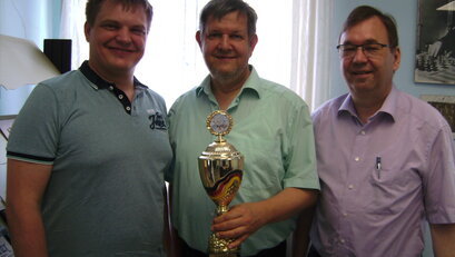 Jörg Schlenker schafft das Trossinger Double Siegerehrung